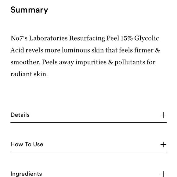 Laboratories No. 7 Resurfacing Peel 15% Glycolic Acid NIB - Picture 10 of 15